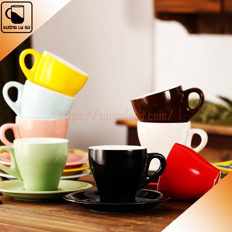 Xưởng ly sứ - chuyên cung cấp ly cà phê Espresso số lượng lớn