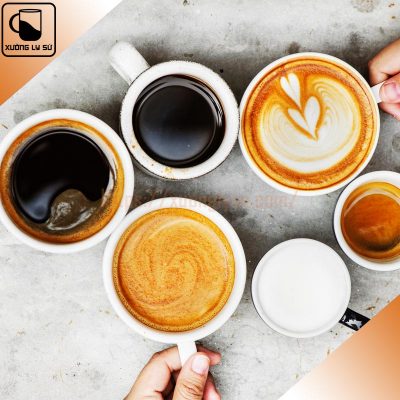 Xưởng sản xuất ly cafe Latte theo yêu cầu số lượng lớn