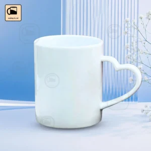 Ly Sứ Trắng Dáng Trụ Quai Tim