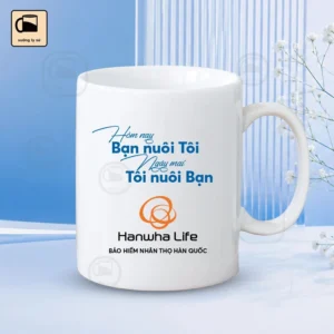 Ca Sứ Trắng Dáng Trụ Quai C